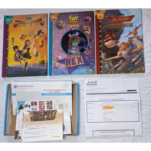 Disney Wonderful World Of Reading Lot Of 3 Hardcover Books - Picture 1 of 3